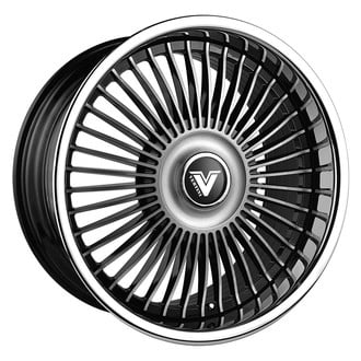 VERTINI® - VL-4 Brushed Dual Black with Chrome Lip