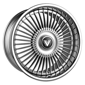 VERTINI® - VL-4 Silver With Brushed Face with Chrome Lip