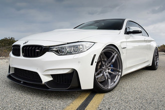 VS03 Brushed Titanium on BMW 3-Series