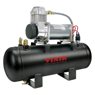 Viair® - Fast-Fill™ 200 psi Black Horizontal Onboard Air System