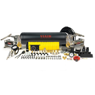 Viair® 20019 - 400 Series™ 200 psi Chrome 444C Dual Onboard Air System