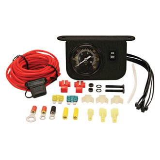 Viair® - 0 to 150 psi Black Illuminated Dash Panel Gauge