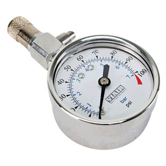 Viair® - 0 to 35 psi Dial Tire Pressure Gauge with Bleeder Valve