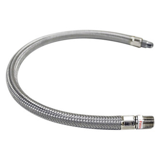 Viair® - 36" Silver Stainless Steel Braided Swivel Leader Hose