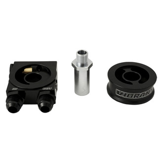 Vibrant Performance® - Thermostatic Oil Cooler Sandwich Adapter Kit with Spacer