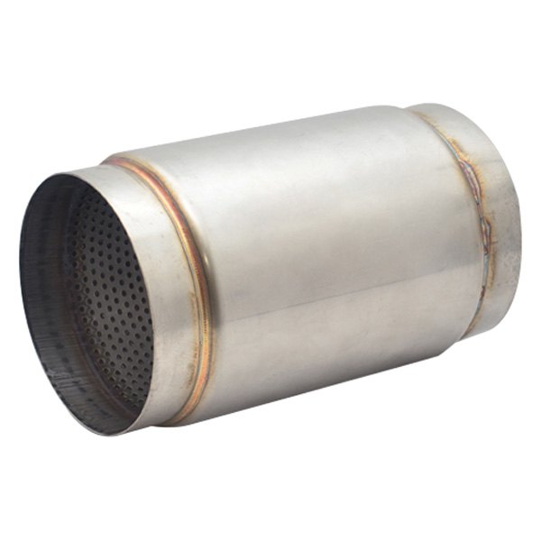 Vibrant Performance® - Race Stainless Steel Round Gray Exhaust Muffler