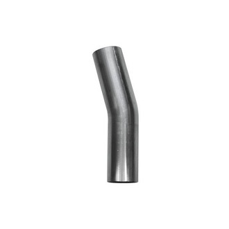 Vibrant Performance® - 304 SS Natural 15 Degree Mandrel Bend Pipe (2.5" Inlet, 2.5" Outlet, 5" Leg A Length, 5" Leg B Length, 3.5" CLR)