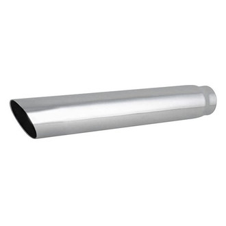 Vibrant Performance® - 304 SS Truck Style Round Angle Cut Single-Wall Exhaust Tip