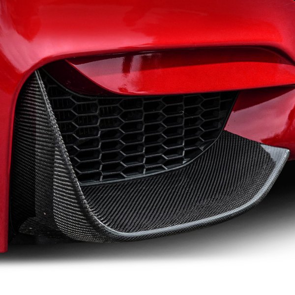 Vicrez® - VZ1 Style Carbon Fiber Front Bumper Lip Splitters