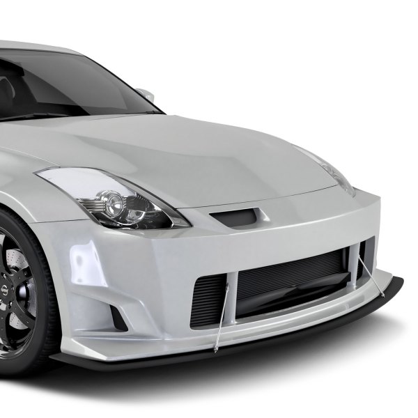 Vicrez® - ING Style Front Bumper Splitter with Support Rods