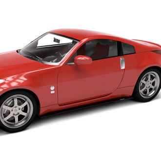 Vicrez® - Gloss Black Side Skirt Splitters