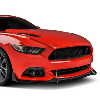 Vicrez® - VZ Style Urban Camo Front Bumper Splitter with Support Rods