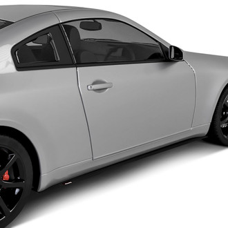Vicrez® - Satin Black Ice Side Skirt Splitters