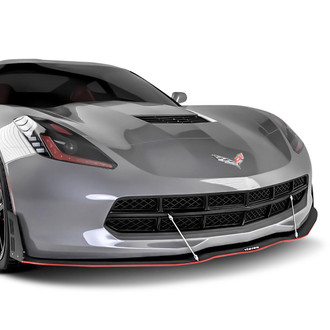 Vicrez® - VZ Style Urban Camo Front Bumper Splitter with Support Rods