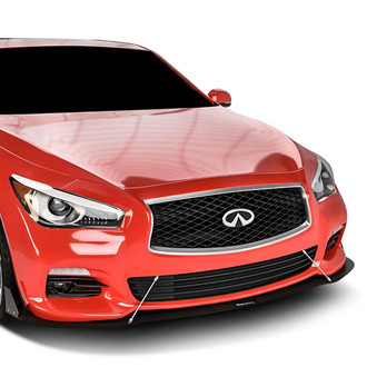 Vicrez® - VZ3 Style Urban Camo Front Bumper Splitter with Support Rods