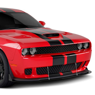 Vicrez® - VZ Style Urban Camo Front Bumper Splitter with Support Rods
