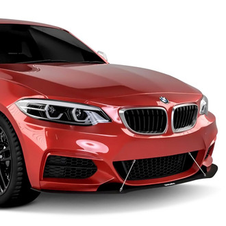 Vicrez® - VZ3 Style Urban Camo Front Bumper Splitter with Support Rods