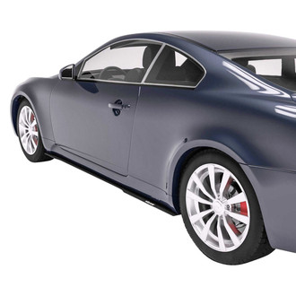 Vicrez® - V3R Style Black Side Skirt Splitters