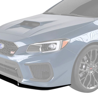 Vicrez® - LV Style Black Front Bumper Splitter with Support Rods