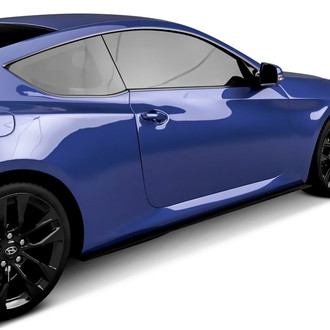 Vicrez® - LV Style Black Side Skirt Splitters