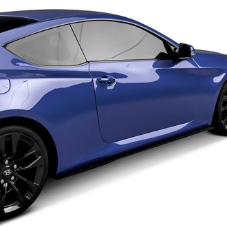 Vicrez® - LV Style Satin Black Side Skirt Splitters