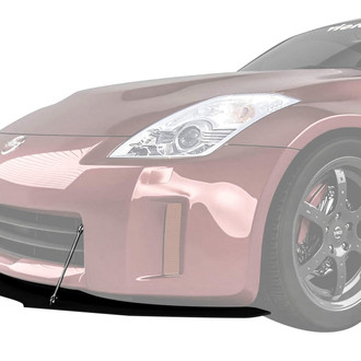 Vicrez® - OE Style Black Front Bumper Splitter with Support Rods