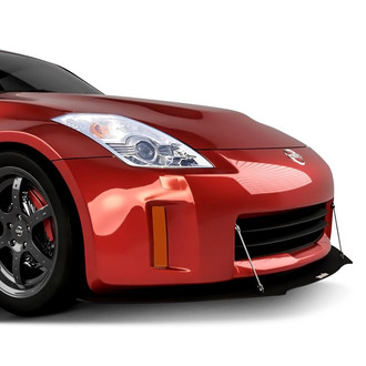 Vicrez® - OE Style Urban Camo Front Bumper Splitter with Support Rods