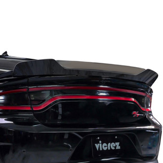 Vicrez® - V3R Style Dry Carbon Fiber Rear Wicker Bill Add-on Spoiler