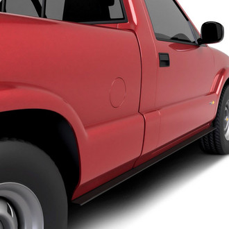 Vicrez® - V Style Matte Black Side Skirt Splitters