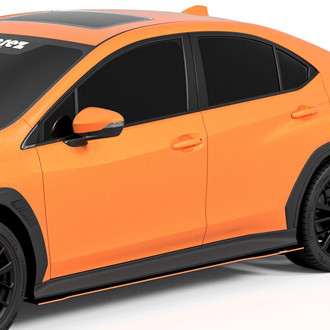 Vicrez® - LV2 Style Carbon Flash Metallic Side Skirt Splitters