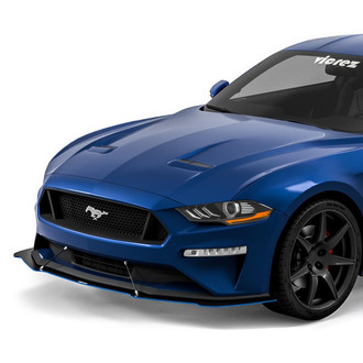 Vicrez® - GT500 Style Urban Camo Front Bumper Splitter with Support Rods
