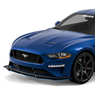 Vicrez® - GT500 Style Front Bumper Splitter with Support Rods