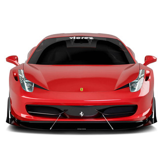Vicrez® - VZ Style Urban Camo Front Bumper Splitter with Support Rods