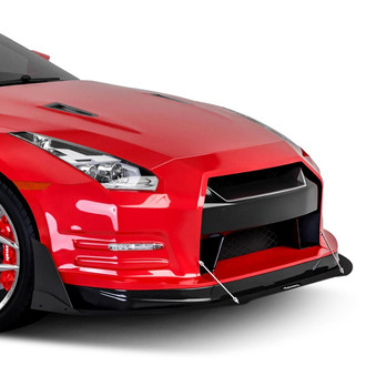 Vicrez® - VZ3 Style Urban Camo Front Bumper Splitter with Support Rods