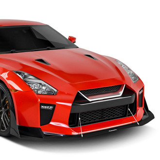 Vicrez® - VZ3 Style Urban Camo Front Bumper Splitter with Support Rods