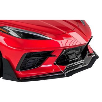 Vicrez® - VZR1 Style Front Bumper Lip Splitter with Support Rods