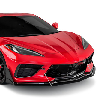Vicrez® - VZR1 Style Urban Camo Front Bumper Lip Splitter with Support Rods