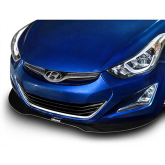 Vicrez® - Z7 Style Front Bumper Splitter with Support Rods for Amuse Front Bumper