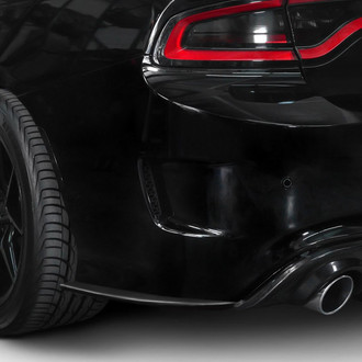 Vicrez® - V3R Style OE Black Rear Side Bumper Splitters