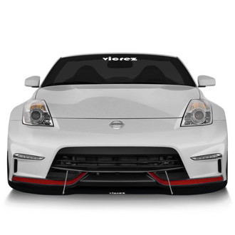 Vicrez® - VZ Style Urban Camo Front Bumper Lip Splitter with Support Rods
