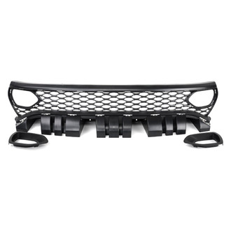 Vicrez® - 1-Pc SRT Hellcat Style Black Honeycomb Mesh Main Grille