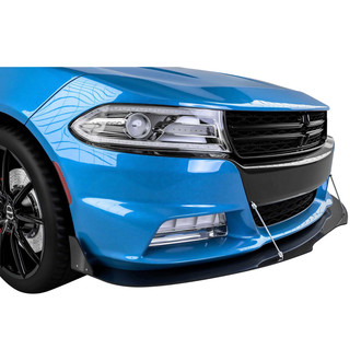 Vicrez® - V3R Style Front Bumper Lip Splitter with Support Rods