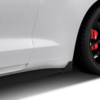 Vicrez® - V1R Style Black Rocker Panel Winglets