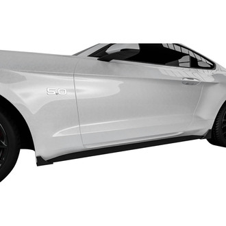 Vicrez® - V1R Pro Style Black Rocker Panel Winglets Set