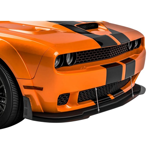 Vicrez® - VZW Style Front Bumper Lip Splitter with Support Rods