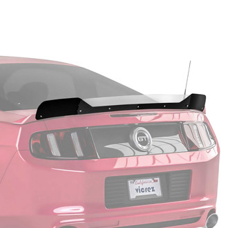 Vicrez® - V3R Style Satin Black Rear Wicker Bill Add-on Spoiler