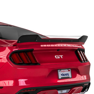 Vicrez® - V3R Style Gloss Black Rear Wicker Bill Add-on Spoiler
