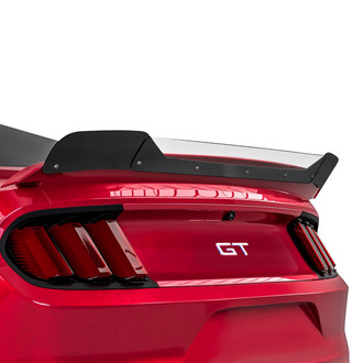 Vicrez® - V3R Style Gloss Carbon Fiber Rear Wicker Bill Add-on Spoiler