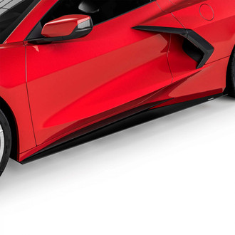 Vicrez® - R1 Style Black Side Skirt Splitters