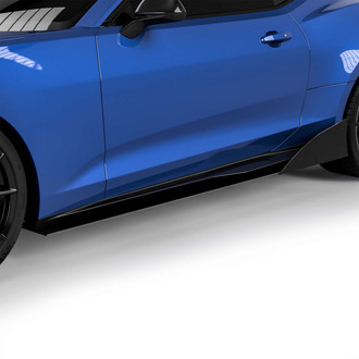 Vicrez® - VZR1 Style Black Side Skirt Splitters
